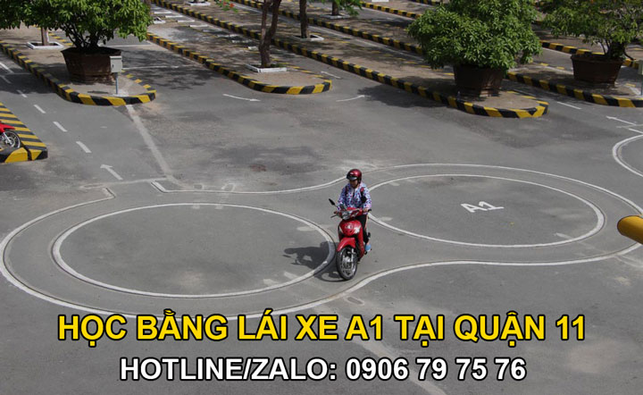 học bằng lái xe máy a1 tại quận 11