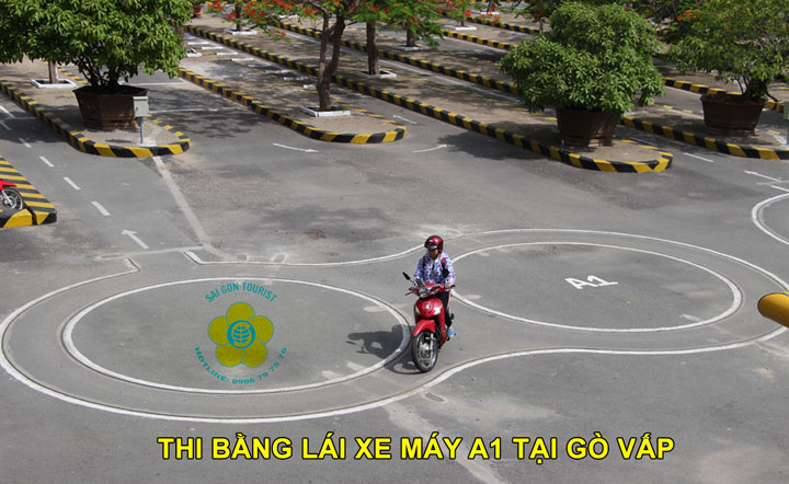 thi bằng lái xe máy a1 tại gò vấp