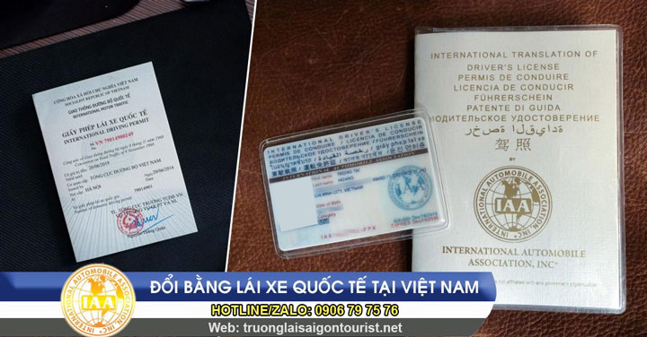 đổi bằng lái xe quốc tế