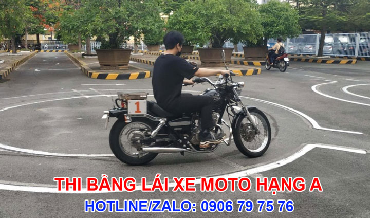 thi bằng lái xe mô tô hạng a thi bằng lái xe mô tô hạng a