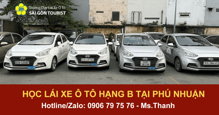 học lái xe ô tô hạng B tại Phú Nhuận