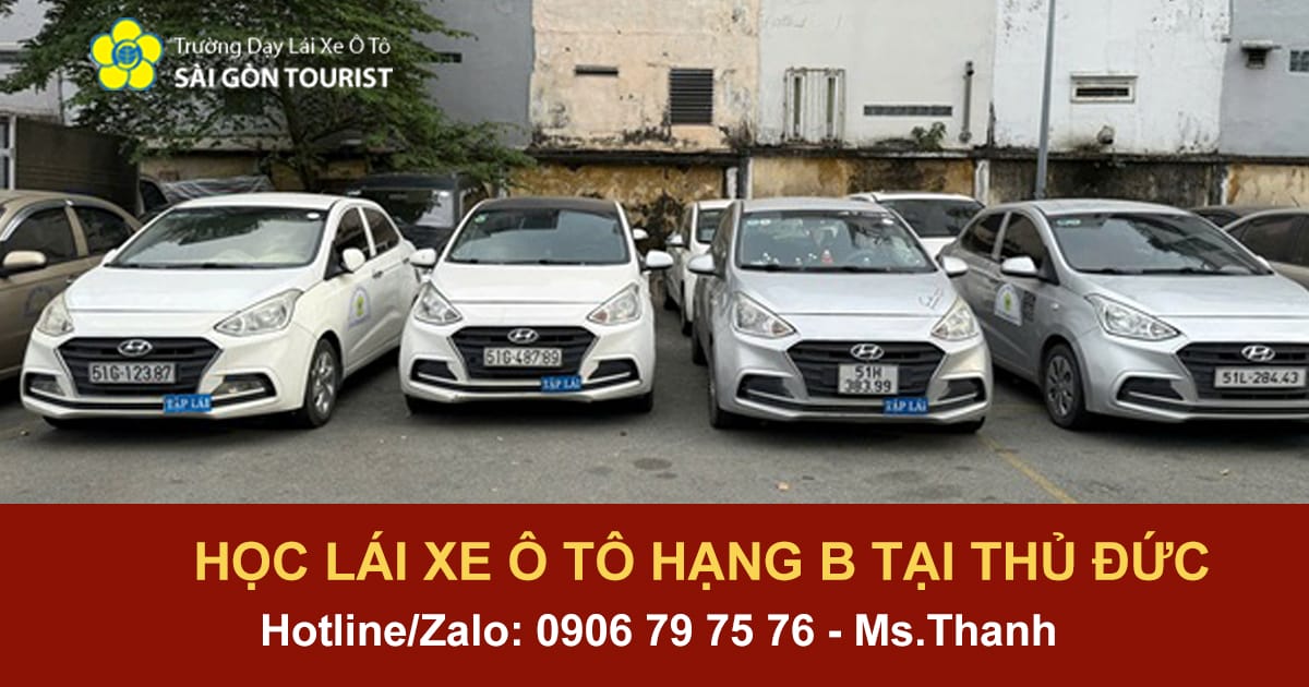 Học lái xe ô tô hạng B tại thủ đức