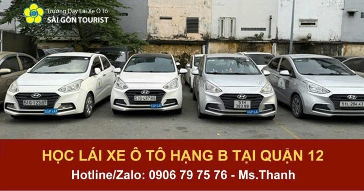 học lái xe ô tô hạng b tại quận 12